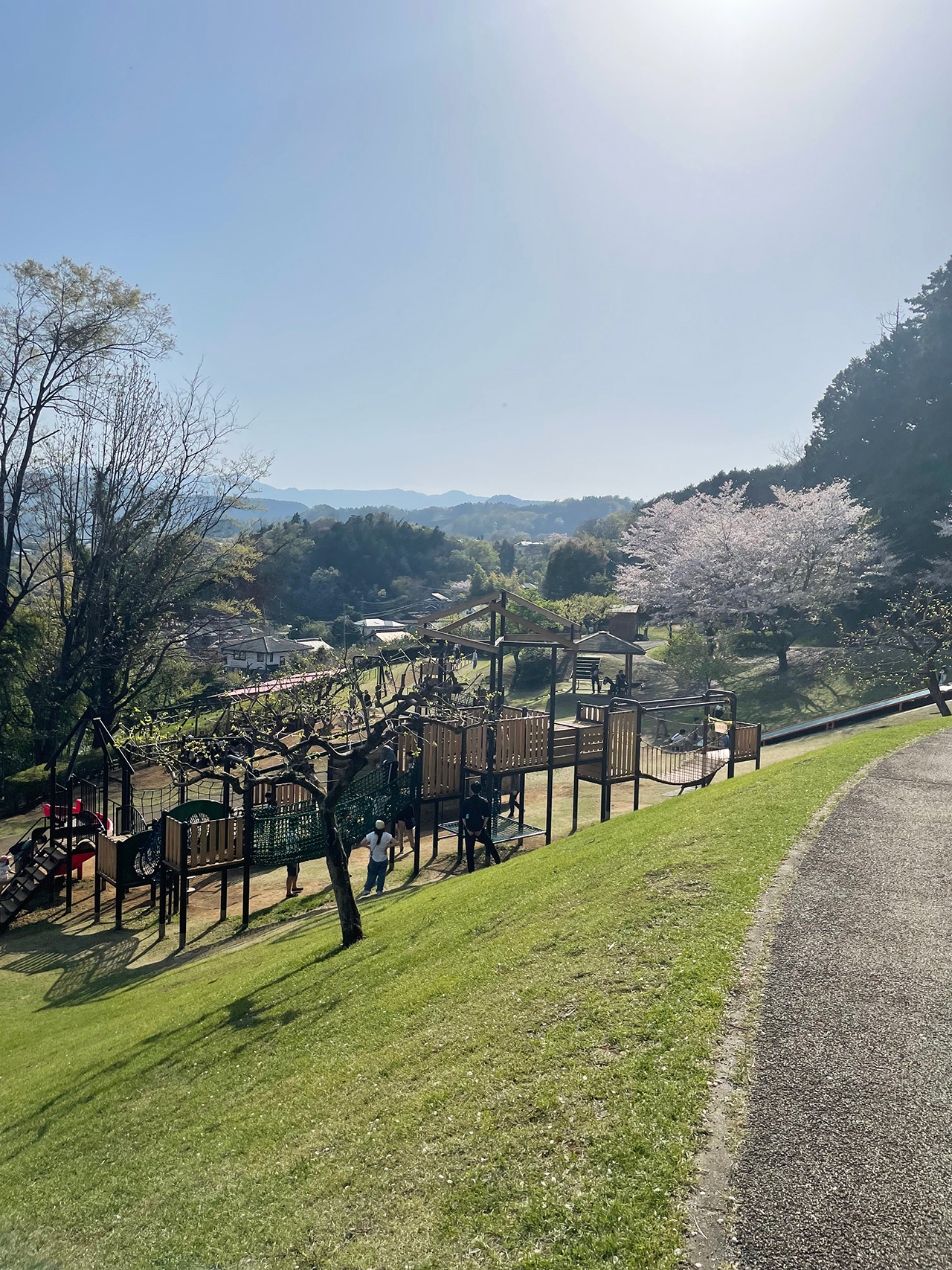 津久井湖城山公園城山津久井城頂上からパークセンターまで戻る